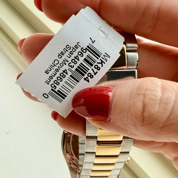 Michael Kors Layton Gold and Silver Chronograph Watch MK8784 - Picture 7 of 7